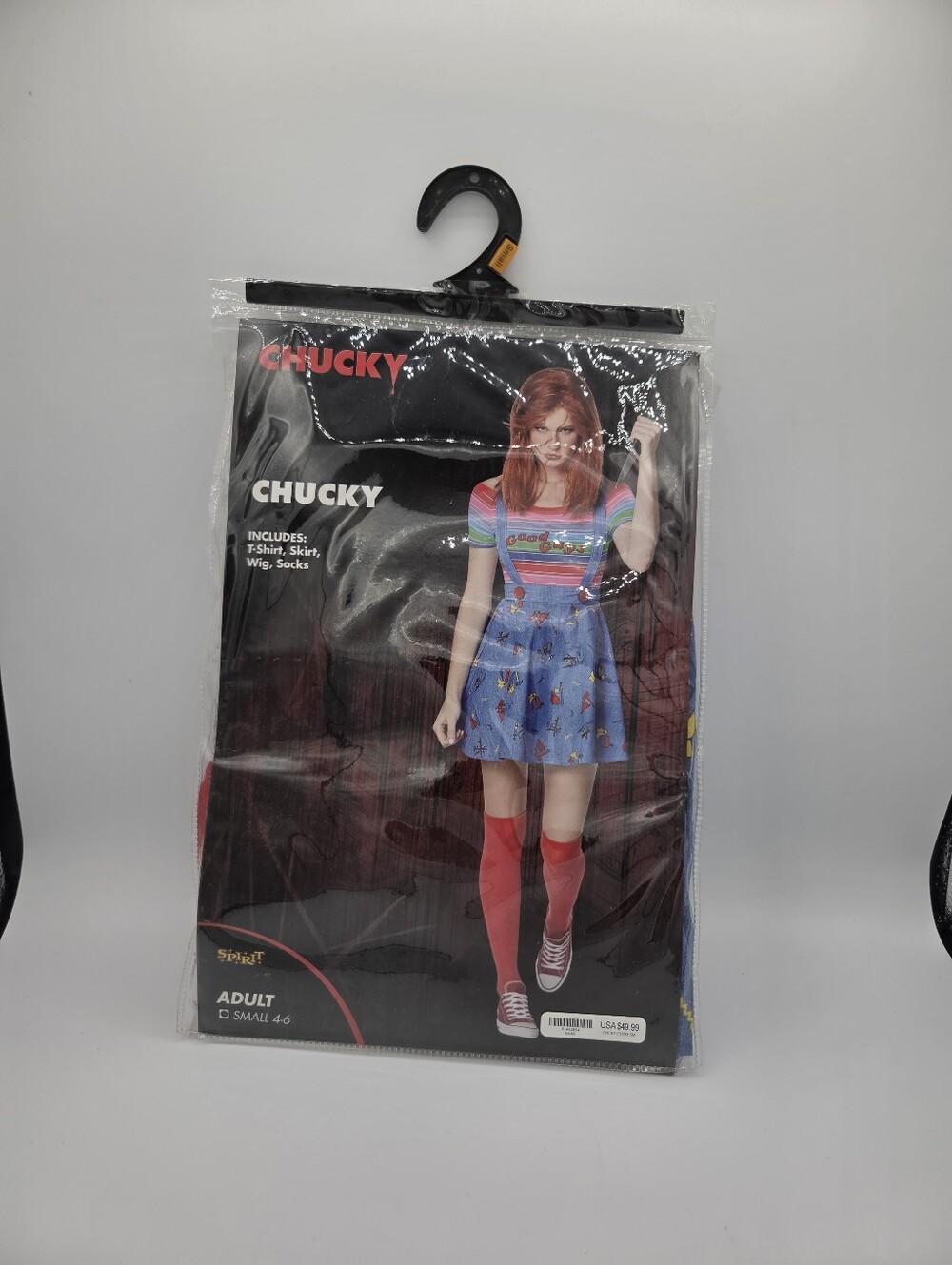 Inspired Kids Dress Costume - Blue Skirt with Red Socks
